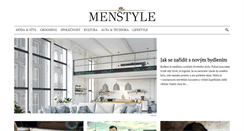 Desktop Screenshot of menstyle.cz
