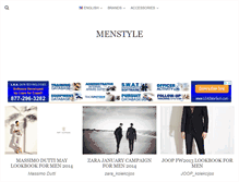 Tablet Screenshot of menstyle.lt